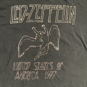 Led-Zeppelin United States Of America 1977 Graphic T-Shirt Size Small